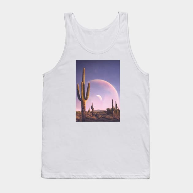 The Desert Planet Tank Top by linearcollages